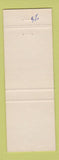 Matchbook Cover - Patio Restaurant ST Petersburg FL yellow