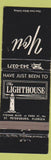 Matchbook Cover - The Lighthouse ST Petersburg FL WEAR