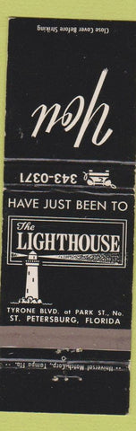 Matchbook Cover - The Lighthouse ST Petersburg FL WEAR