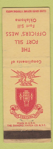 Matchbook Cover - Fort Sill Officers' Mess Fort Sill OK WEAR