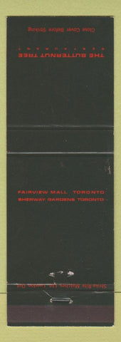 Matchbook Cover - Butternut Tree Restaurant Toronto ON