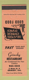 Matchbook Cover - Grimsby Restaurant Grimsby ON Chinese
