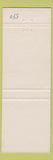 Matchbook Cover - Vogue Opticians Des Moines IA