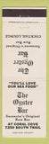 Matchbook Cover - Oyster Bar Sarasota FL