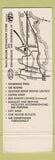 Matchbook Cover - Bruce Macdonald Motor Hotel Ottawa ON