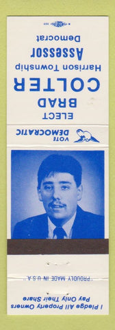 Matchbook Cover - Brad Colter Harrison Township Accessor Election