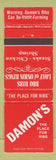 Matchbook Cover - Damon's Ribs