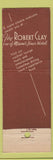 Matchbook Cover - Robert Clay Hotel Miami FL