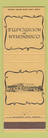 Matchbook Cover - Cunningham and Mountcastle Funeral Home Woodbridge VA