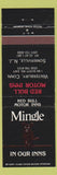 Matchbook Cover - Red Bull Motor Inn Waterbury CT Somerville NJ