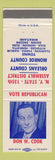 Matchbook Cover - Don W Cook Republican Montroe Orleans County NY Rochester