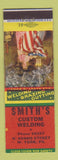 Matchbook Cover - Smith's Custom Welding West York PA Betsy Ross flag