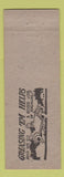 Matchbook Cover - Roy's Pure oil gas Chattanooga TN Crowd