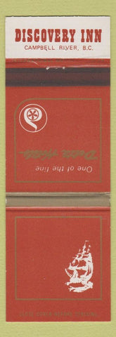 Matchbook Cover - Discovery Inn Campbell River BC