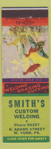 Matchbook Cover - Smith's Custom Welding West York PA On the Wing