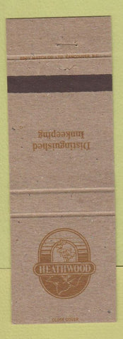 Matchbook Cover - Heathwood Inns Canada