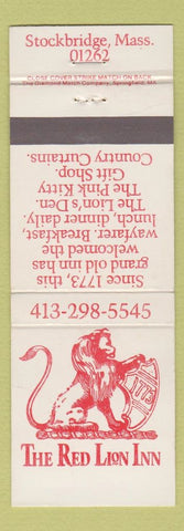 Matchbook Cover - Red Lion Inn Stockbridge MA