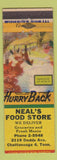 Matchbook Cover - Neal's Food Store Chattanooga TN Pair of Winners
