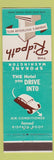 Matchbook Cover - Ridpath Hotel Spokane WA