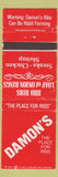 Matchbook Cover - Damon's BBQ Ribs