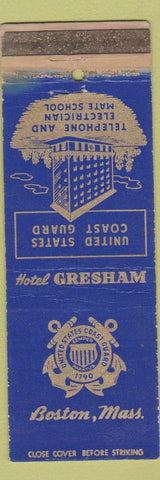 Matchbook Cover - United States Coast Guard Boston MA WORN