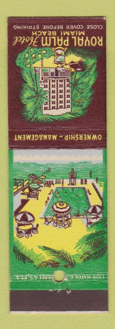 Matchbook Cover - Royal Palm Hotel Miami Beach FL