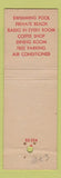 Matchbook Cover - Royal Palm Hotel Miami Beach FL