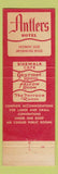 Matchbook Cover - Antlers Hotel Colorado Springs