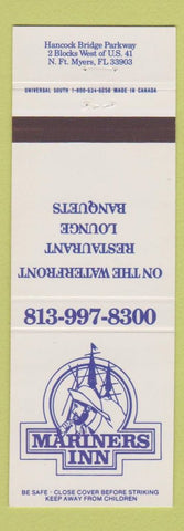 Matchbook Cover - Mariners Inn Fort Myers FL