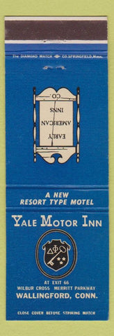 Matchbook Cover - Yale Motor Inn Wallingford CT