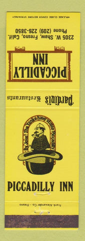 Matchbook Cover - Piccadilly Inn Fresno CA