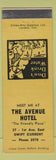 Matchbook Cover - Avenute Hotel Swift Current SK