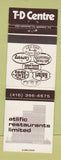 Matchbook Cover - Atlific Restaurants TD Centre