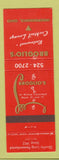 Matchbook Cover - Broglio's Restaurant Independence OH
