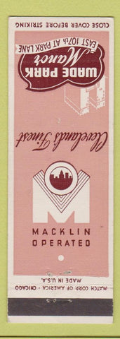 Matchbook Cover - Wade Park Manor Cleveland OH