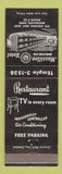 Matchbook Cover - Massillon Drive In Hotel OH