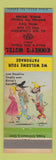Matchbook Cover - Kinney's Motel Dublin IN hillbilly Lem Hawkins