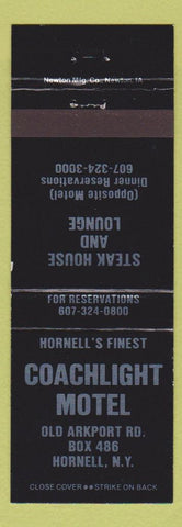 Matchbook Cover - Coachlight Motel Hornell NY