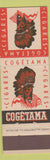 Matchbook Cover - Cogetama Cigars Indian Brussels Bruxelles