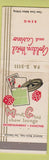 Matchbook Cover - Golden Hotel Casino Reno NV WEAR