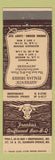 Matchbook Cover - Frankie's BBQ Eldorado Springs Independence MO