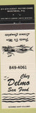 Matchbook Cover - Chez Delmo Seafood Montreal QC