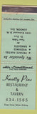 Matchbook Cover - Knotty Pine Restaurant London ON WEAR