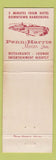 Matchbook Cover - Penn Harris Hotel Harrisburg PA WEAR