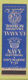 Matchbook Cover - US Naval Training School Lafayette IN Electrical