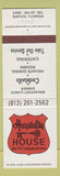 Matchbook Cover - Hospitality House Naples FL