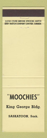 Matchbook Cover - Moochies Saskatoon SK