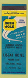 Matchbook Cover - Lisgar Hotel Selkirk MB WEAR