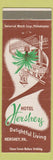 Matchbook Cover - Hotel Hershey PA brown WEAR