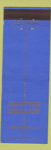 Matchbook Cover - Olmsted Field Officers' Club Middletown PA